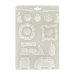 Molde flexible Silent Sea Stamperia 21x29cm