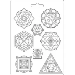 Molde Flexible Symbols Alchemy Stamperia 21x29cm