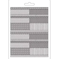 Molde Flexible Textile Pattern Bauhaus Stamperia 14x21cm