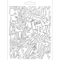 Molde Flexible Texture Glass Effect Antarctic Stamperia 14x21cm