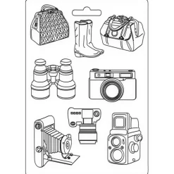 Molde Flexible Travel Accessories Romantic Our Way Stamperia 21x29cm