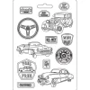 Molde Flexible Vintage Cars Desire Stamperia 21x29cm