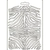 Molde Flexible Zebra Pattern Savana Stamperia 14x21cm