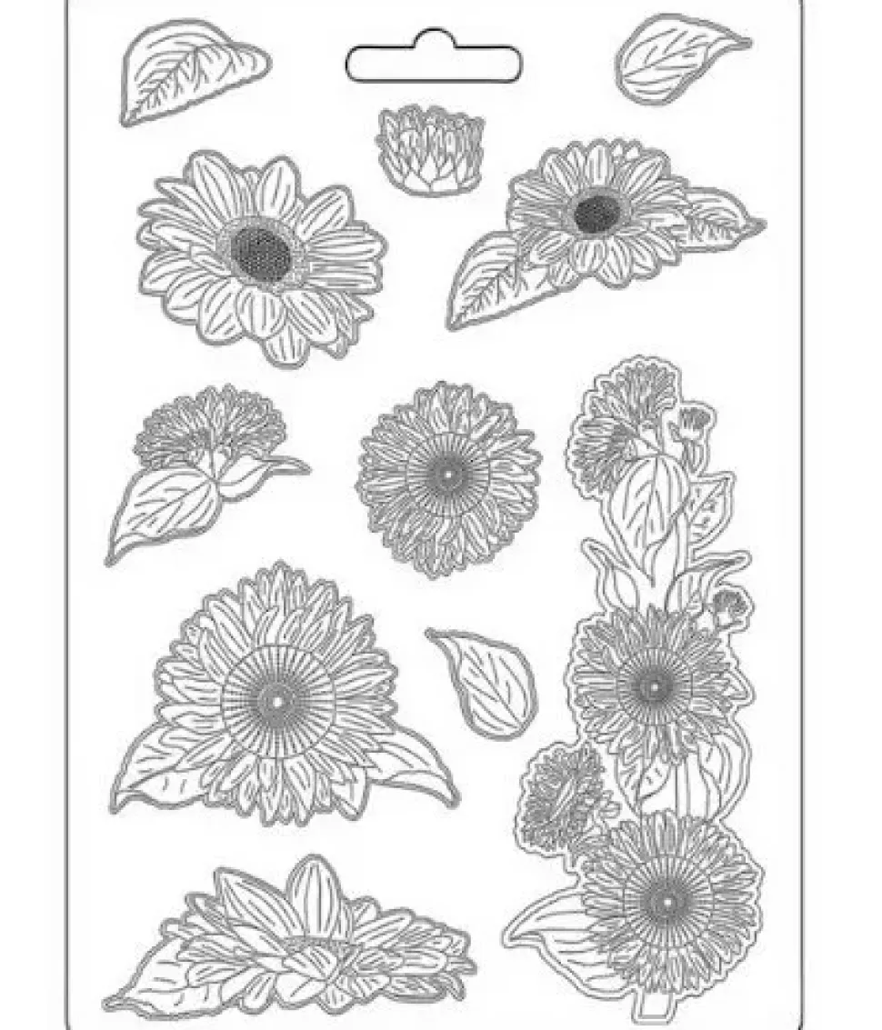Molde Sunflower Art Stamperia A4