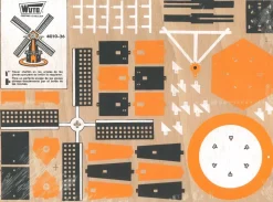 Molino de Madera-26 Kits Recortables Serigrafiados de Marquetería 4010-26