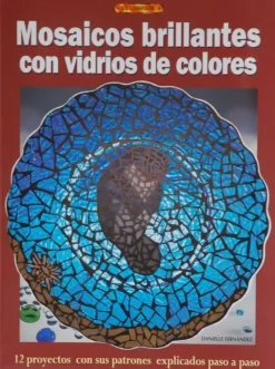 Mosaicos brillantes con vidrios de colores