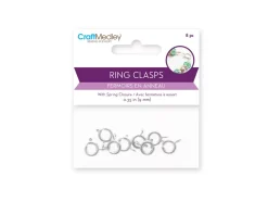 Mosquetón Plateado Redondo MultiCraft 9mm