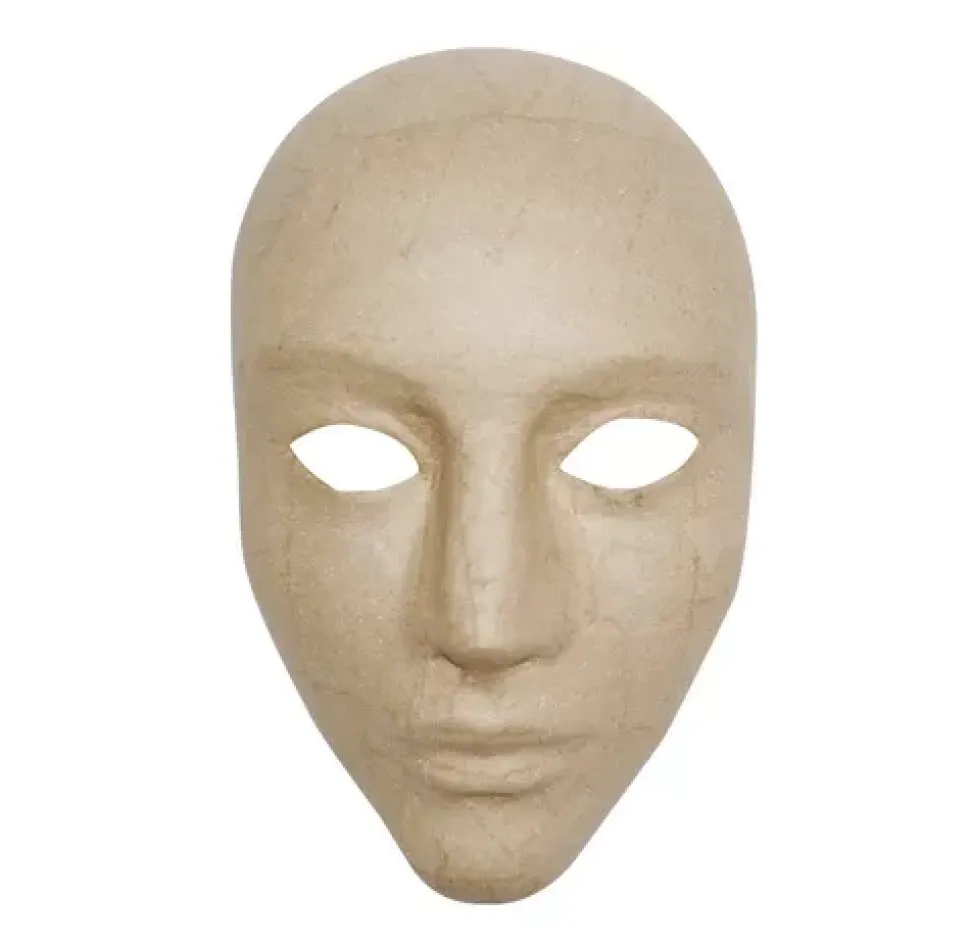 Máscara Cara Integral de Papel Maché Décopatch