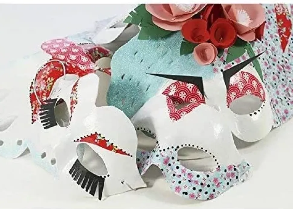 Máscara con Encanto de Papel Maché Décopatch
