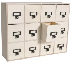 Mueble cajonera de madera