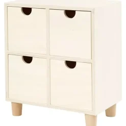 Mueble Cajonera de Madera 4 Cajones Creativ Company