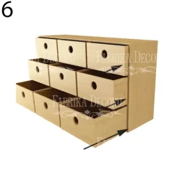 Mueble cajonera en DM