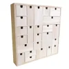 Mueble de madera con 24 cajones de adviento Artemio