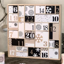Mueble de madera con 24 cajones de adviento Artemio
