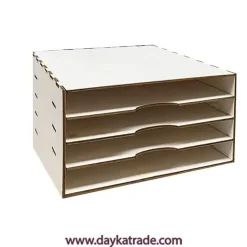 Mueble organizador de papeles de Scrap Dayka
