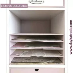 Mueble organizador de papeles de Scrap Dayka