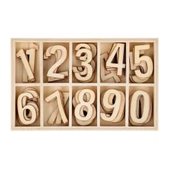 Números de madera Artemio 3cm