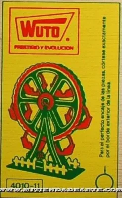 Noria-11 Kits Recortables Serigrafiados de Marquetería 4010-11