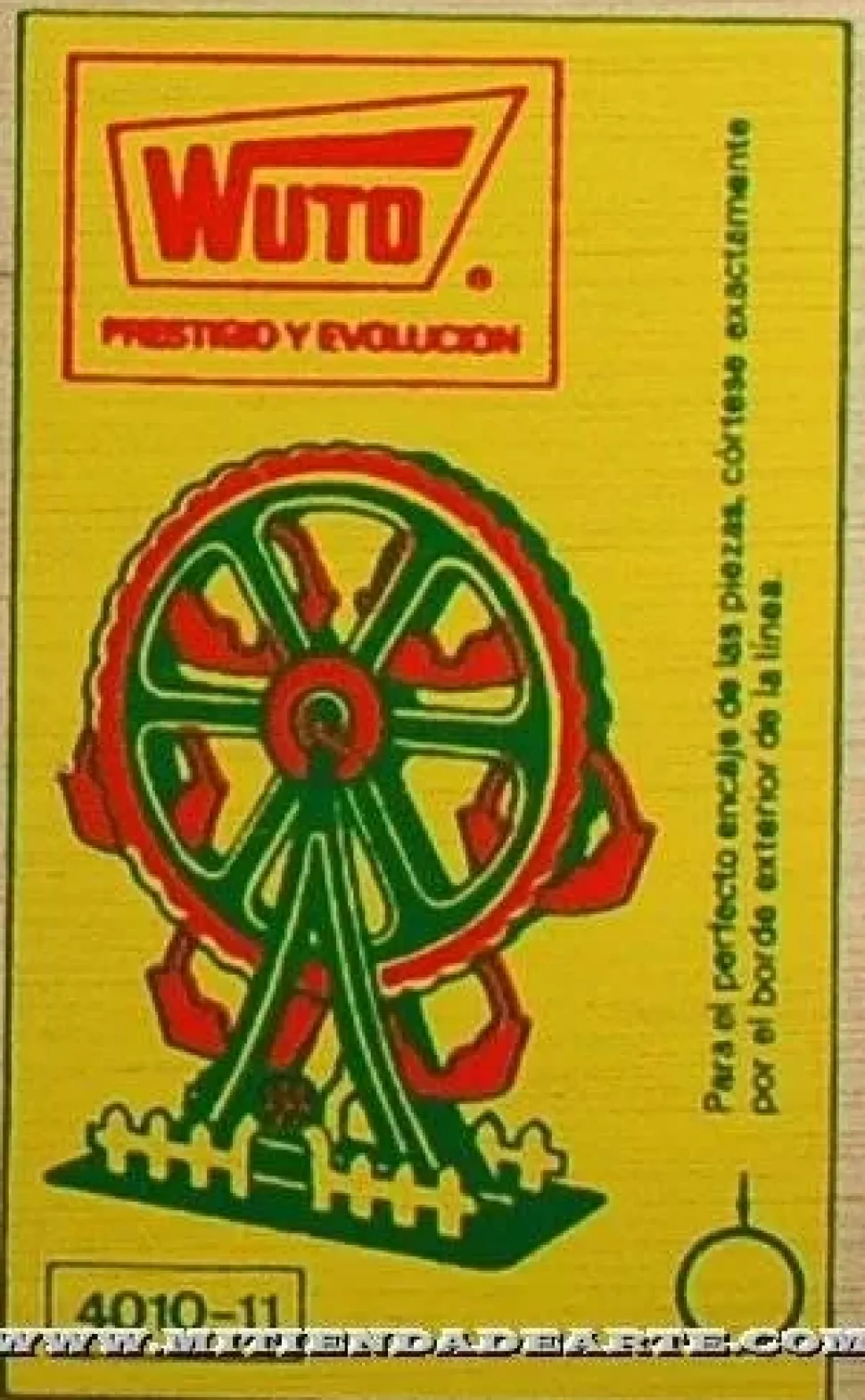 Noria-11 Kits Recortables Serigrafiados de Marquetería 4010-11