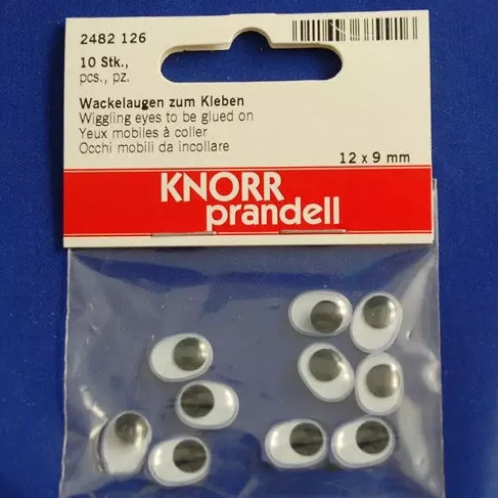 Ojos Movibles Ovalados Adhesivos