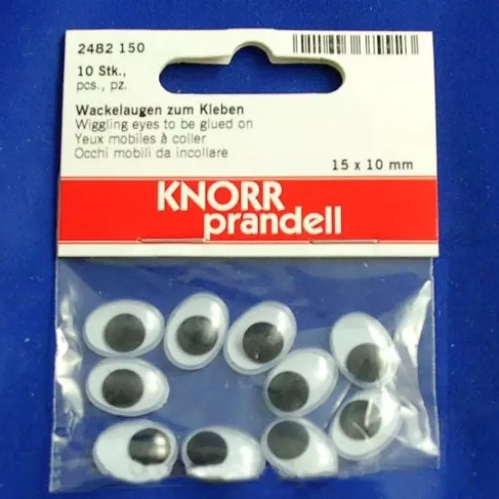 Ojos Movibles Ovalados Adhesivos