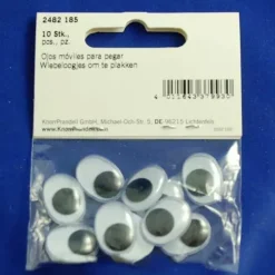 Ojos Movibles Ovalados Adhesivos