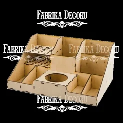 Organizador de escritorio para pinceles y pinturas