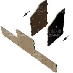 Organizador de escritorio para pinceles y pinturas