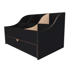 Organizador de escritorio accesorios 376 Negro Fabrika Decoru