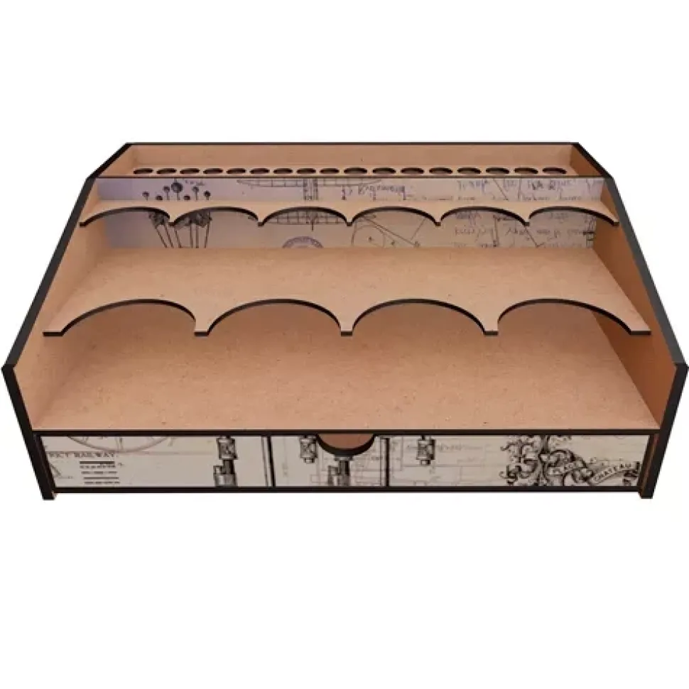 Organizador de escritorio pinceles y pinturas Fabrika Decoru