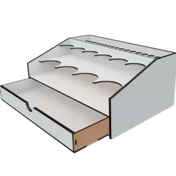 Organizador de escritorio pinceles y pinturas Fabrika Decoru