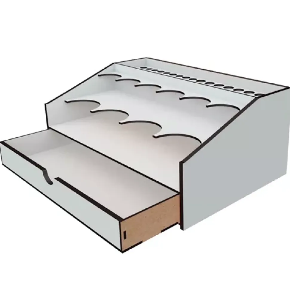 Organizador de escritorio pinceles y pinturas Fabrika Decoru