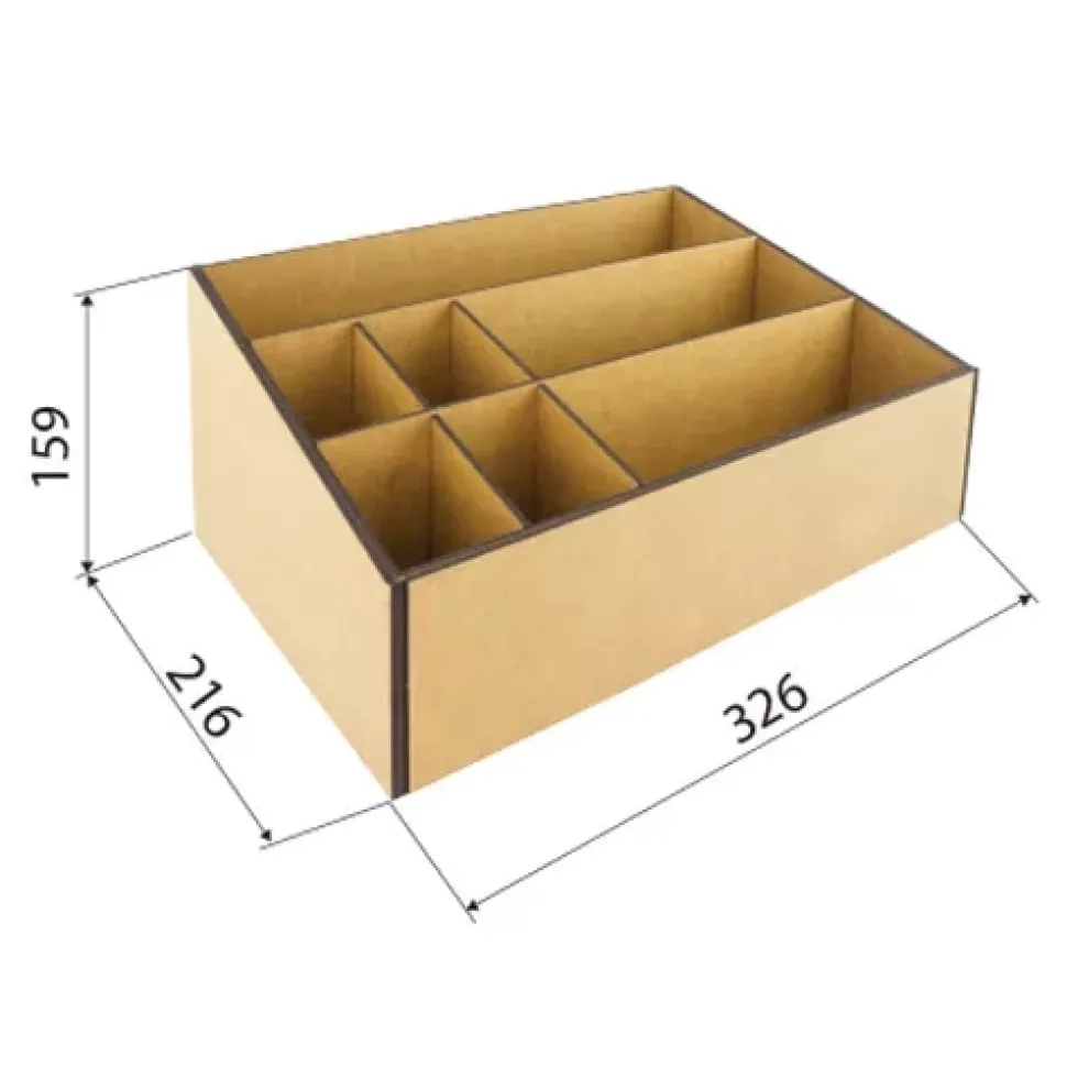 Organizador de escritorio con 7 compartimentos Fabrika Decoru