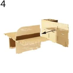 Organizador de escritorio con cinco cajones en DM