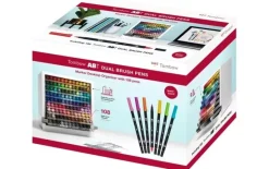 Organizador de Escritorio con 108 Rotuladores ABT Dual Brush Tombow