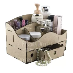 Organizador para escritorio con tres cajones en DM