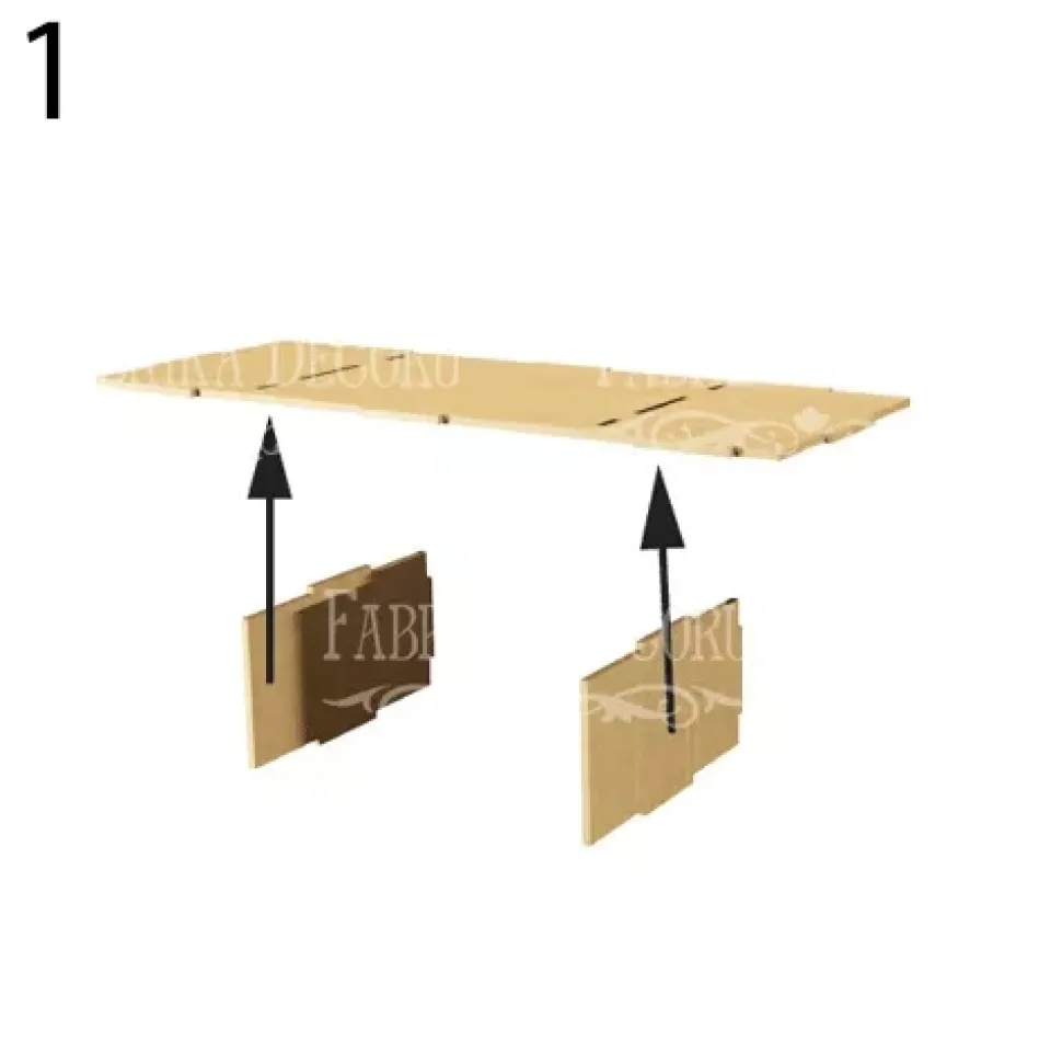 Organizador para escritorio con cajones en DM