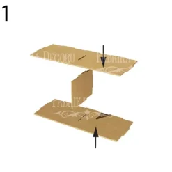 Organizador rectangular de escritorio con cuatro cajones en DM