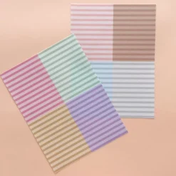 Pack 2 telas Mini Franjas Colección Infinita Iriri Estudio 15x20cm