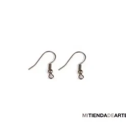 Pack de 10 pares de Pendiente PLATA Hippy Abierto con bola