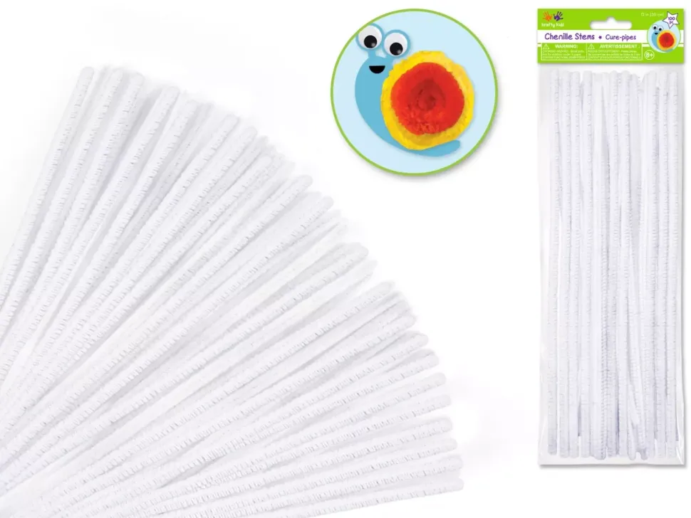 Pack de Chenilla Blanco MultiCraft