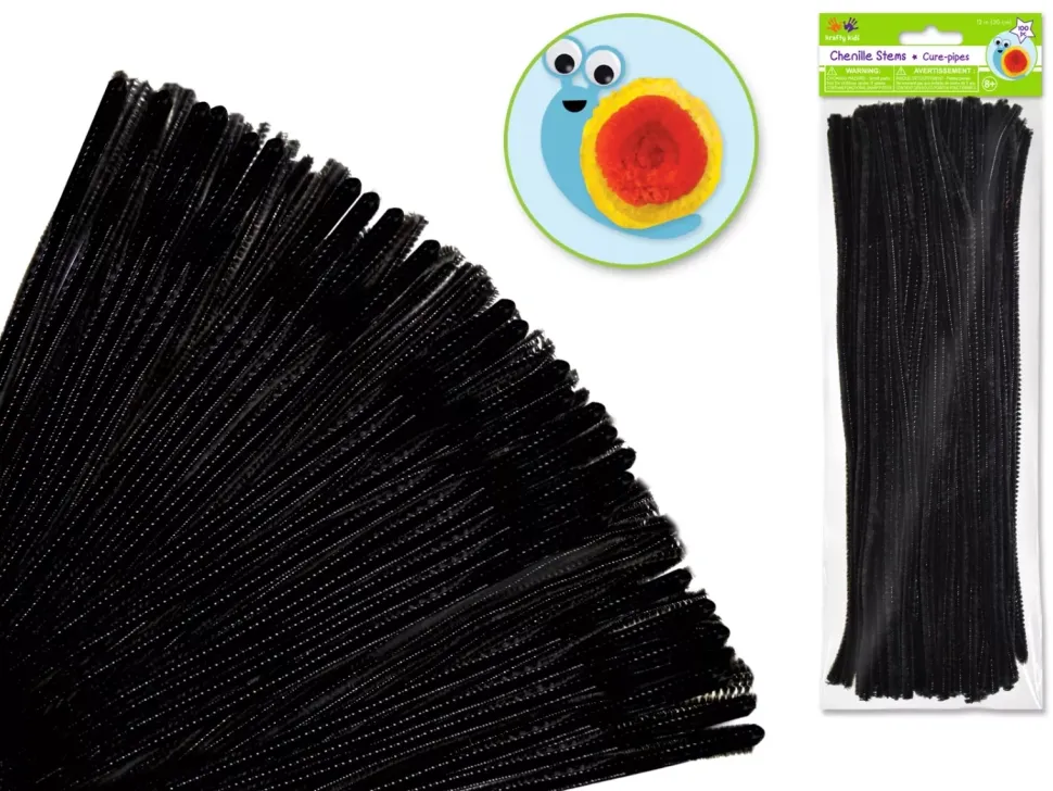 Pack de Chenilla Negro MultiCraft