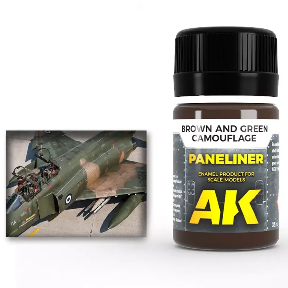 Panelador para camuflaje marrón y verde AK Interactive 35ml