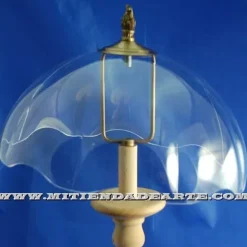 Pantalla metacrilato redonda con ondas