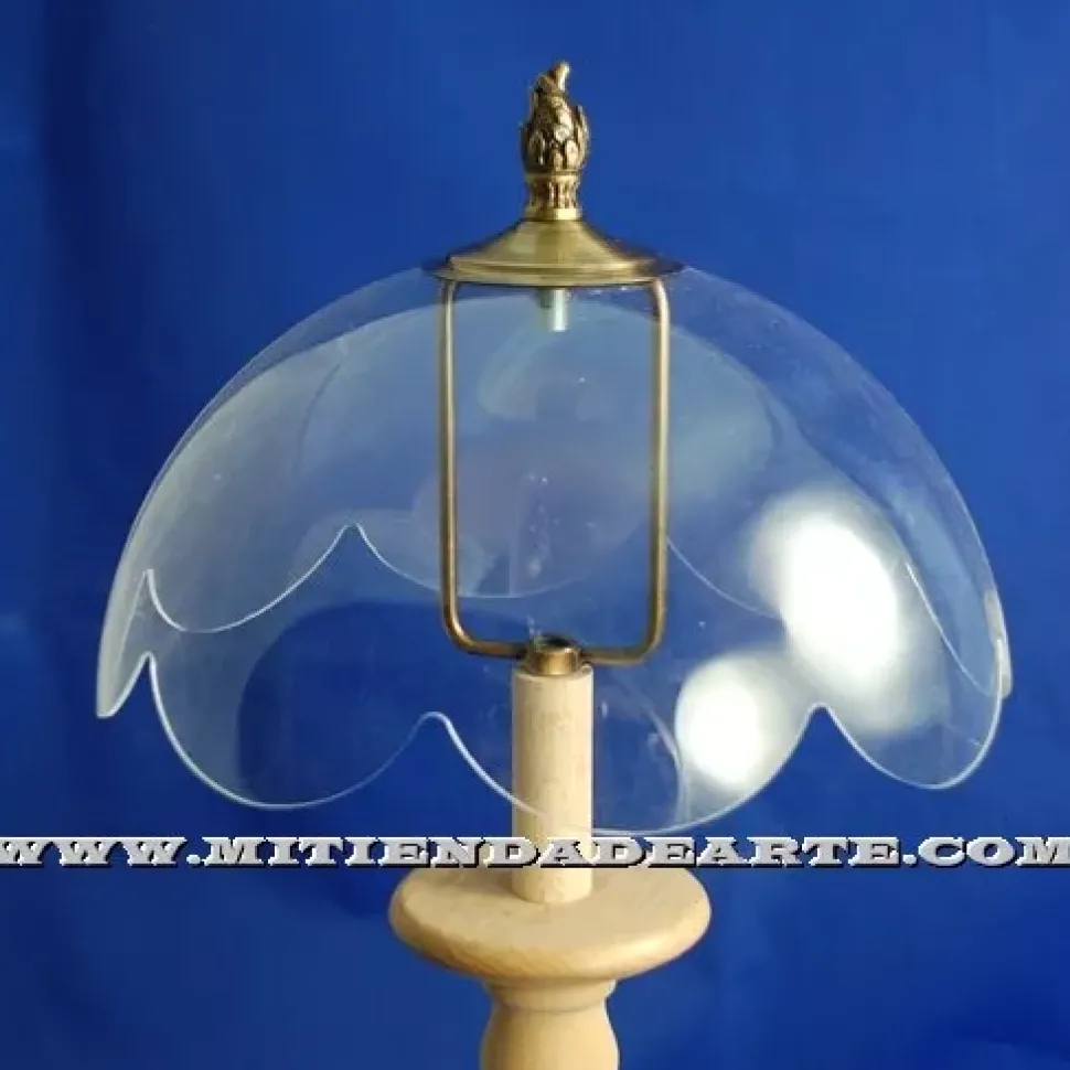 Pantalla metacrilato redonda con ondas