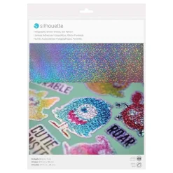Papel adhesivo Puntos Holográficos Silhouette