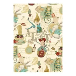 Papel Alicia en el país de las maravillas Kartos 49,5x68cm