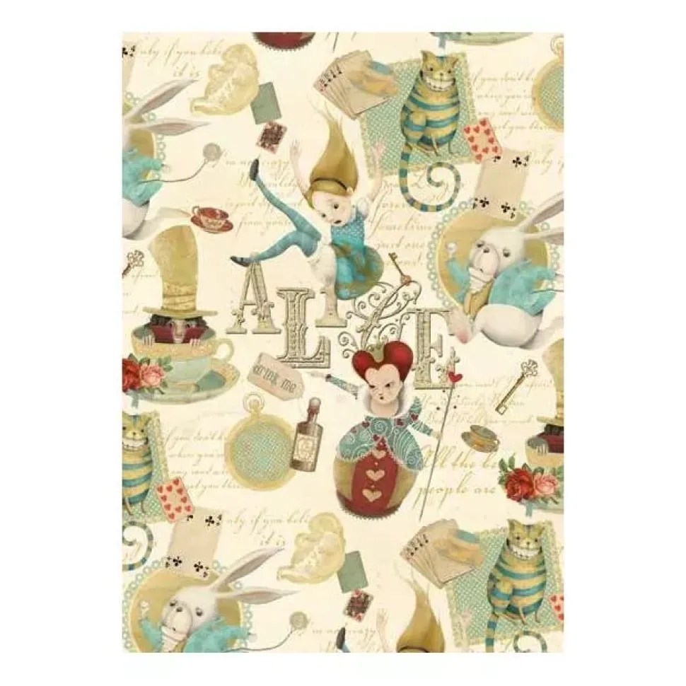 Papel Alicia en el país de las maravillas Kartos 49,5x68cm