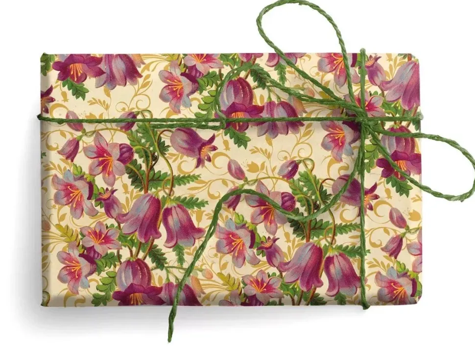 Papel campanillas rosas Kartos 49,5x68cm