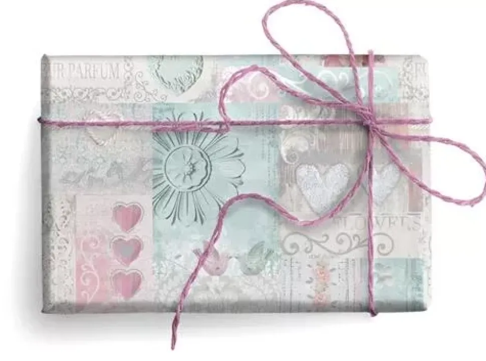 Papel corazones y rosas Kartos 49,5x68cm